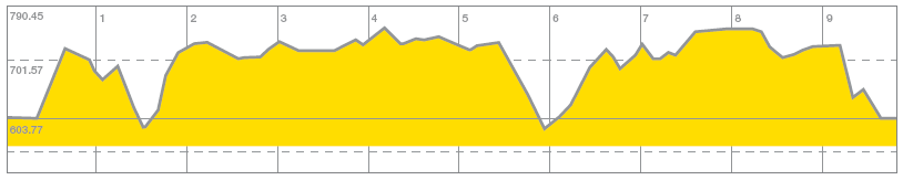 Quarryman Challenge elevation profile